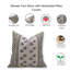 Housses de coussin en lin pur à motif de Fab Fabine (lune de montagne, bleu)-97419486