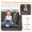 Alyciana 105"W Comfy Cloud Couch Sectional Sofa with Two Ottomans