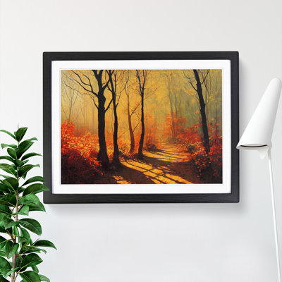 Bedazzled Autumn Forest - Single Picture Frame Painting