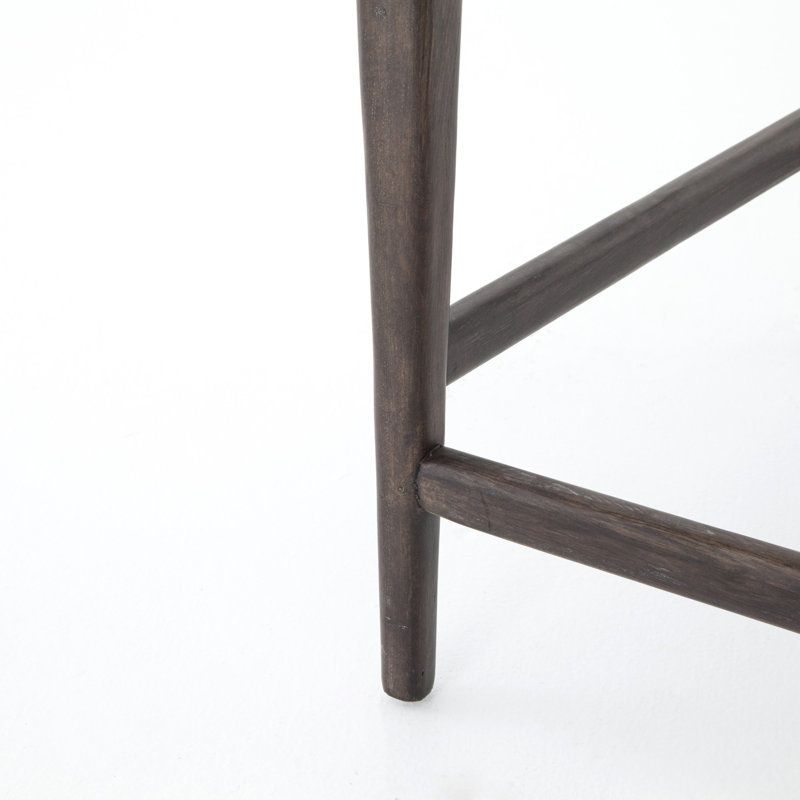 Tyler Upholstered Stool with Solid Wood Frame, Counter Stool (26.38" Seat Height)