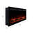 Vibrance 42" Recessed or Wall Mounted Electric Fireplace Heater, Multi-Flame Colors, Voice Assistant Compatible - Logs and Crystals-116466207-102270339