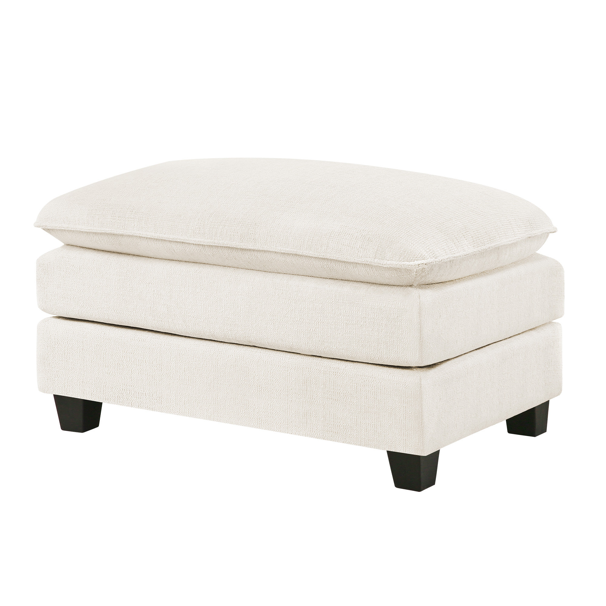 Latitude Run® Upholstered Rectangle Ottoman | Wayfair