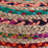 Margo 20"W Handwoven Jute and Cotton Boho Round Pouf in Multi-Color-2067660352-2067660355