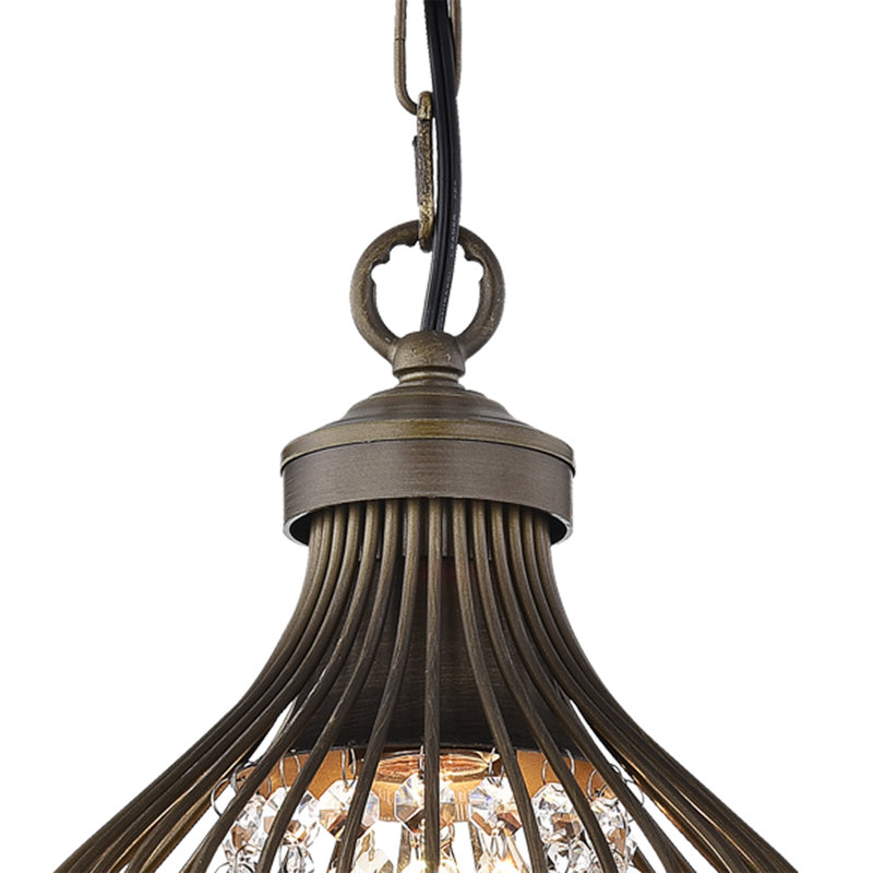 Luminaire suspendu en forme de goutte à 1 lumière Corbally