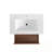 Wall Mounting Bathroom Vanity with 2 Drawers