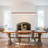 1-Light Led Farmhouse Wood Kitchen Island Pendant Light