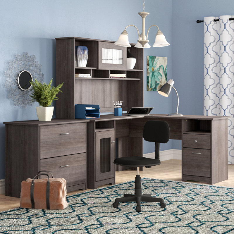 Capital L-Shaped Computer Desk