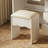 Makeup Vanity Set with Sliding LED Mirror, 5 Drawers, Hidden Storage & Cushioned Stool-1927923873
