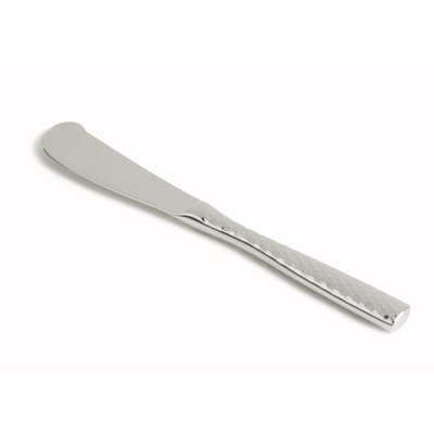 Lucca Faceted Solid Handle 18/10 Stainless Steel Butter Knife