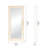 Suna 35 in. x 79 in. Natural Stone Marble Rectangular Framed Mirror