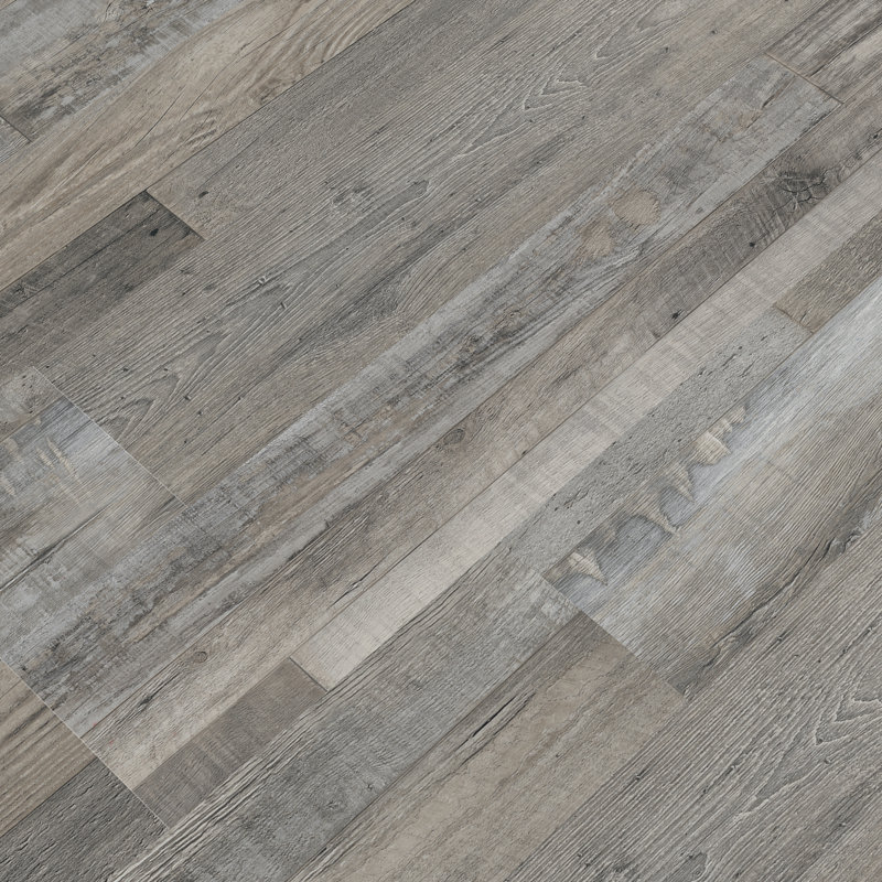 Ackland Parkland 9 po x 60 po 6,5 mm 20MIL Plancher de vinyle rigide à noyau rigide imperméable, Bosquet cendré