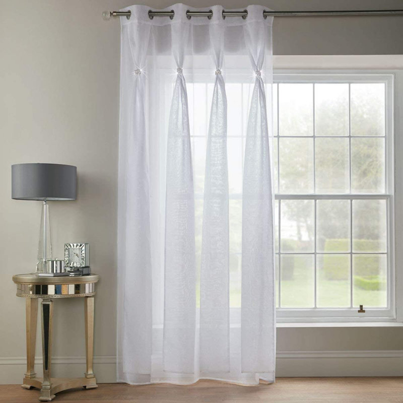 Jaxan Sheer Curtain Single Panel, 144.78 W x 274.32 D cm