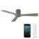 54" Aviator 3 - Blade Outdoor Smart Flush Mount Ceiling Fan with Remote Control