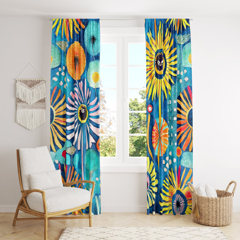 Paire de rideaux obscurcissant en polyester Alfy, L 20 po x L 61 po