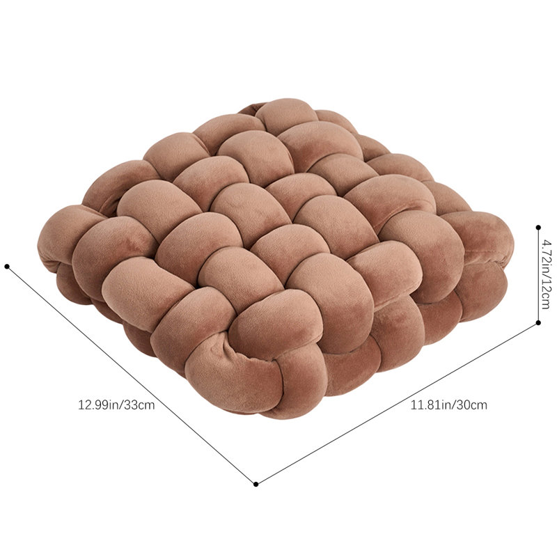 Woven Comfort Seat Cushion, Brown