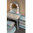 Three-piece set Kids Vanity Set With Storage Shelf And Hair Salon Play Set-1870382653