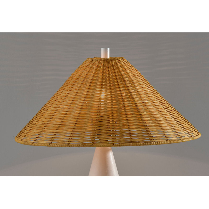 Lorelei Table Lamp, White, Clear