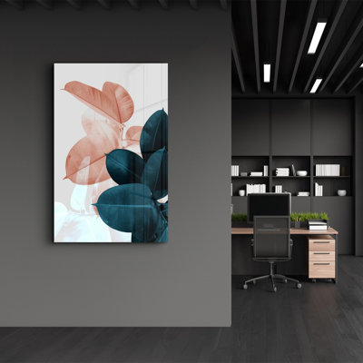 Elegant Tempered Glass Wall Art Painting, 13.8 x 21.7 inches | 100% Tempered Glass, Thickness: 0.16 inches | UV Printed for Vibrant Colors | Perfect for Home Decor, Living Room, & Office Spaces