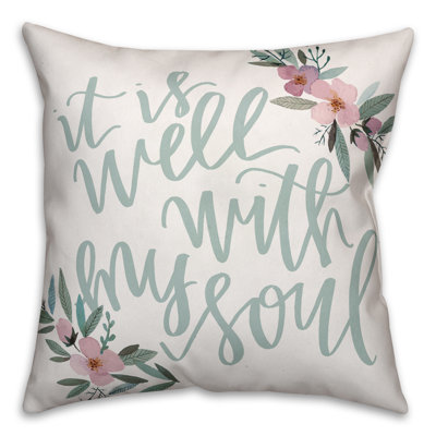 Appliqued Throw Pillow