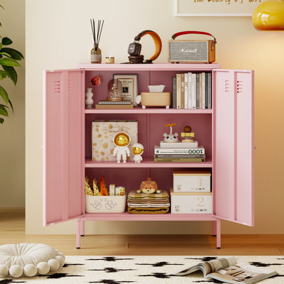 Alleyne Metal Accent Cabinet by 17 Stories