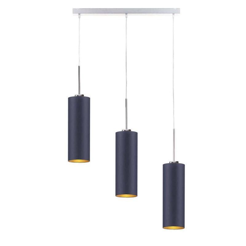 Tonasket 3 - Light Kitchen Island Pendant, Purple/Light Grey