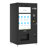 Refrigerated Snack Vending Machine In Black With 48 Slots Featuring Ample 49 Inch Touch Display, Bill Acceptor, Credit Card Reader, Wifi and 4G Connectivity
