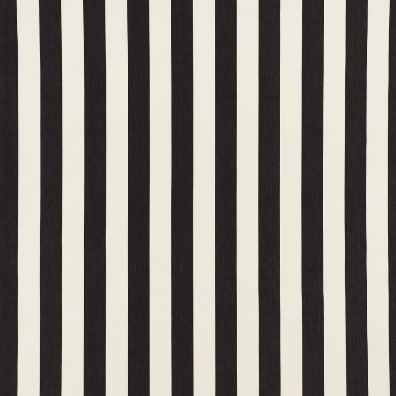 Andy Stripe Fabric, Black