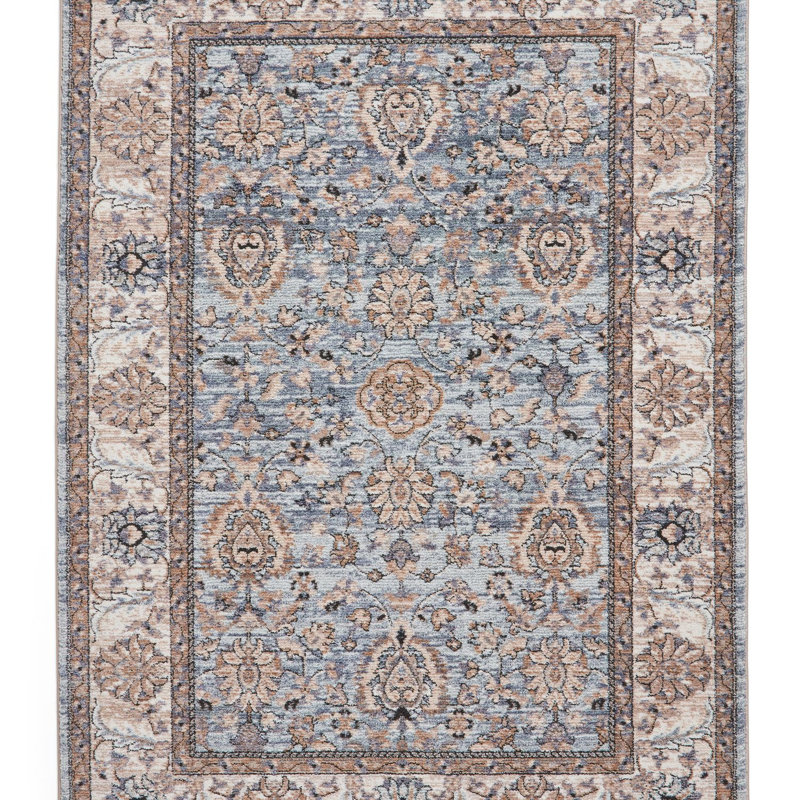 Vintage area rug Machine Woven Rectangle Blue, Rectangle 200 x 290cm