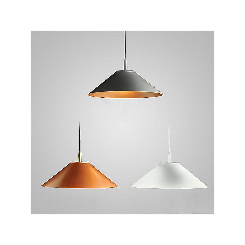 Hat LED Pendant Light, White, White