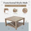 Table basse carrée 31,5 po Gracie Oaks