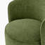 Tanard Upholstered Fabric Round Swivel Accent Armchair - Elegant Stylish Cylindrical Design-1296184709