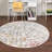 Adelin Floral Green/Purple/White Area Rug-968932013