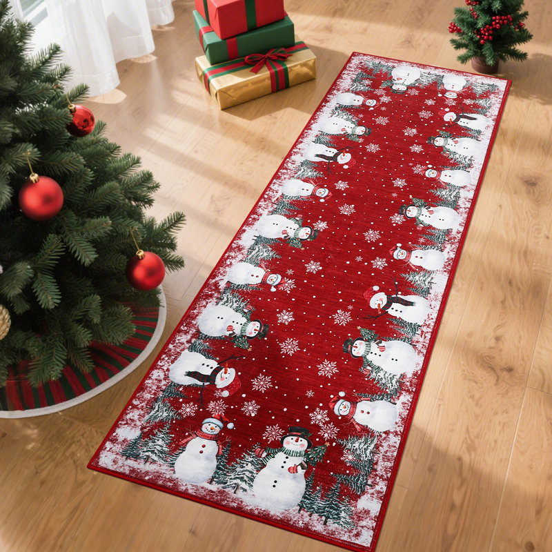 Rectangle Washable Area Rug, 60x180cm