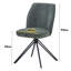 Aspen Round Dining Table with 4 Swivel Upholstered Fabric Chairs - Modern Dining Set-1541674923-1541674920