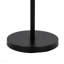 Lampe sur pied contemporaine 64 "en métal noir avec abat-jour en lin beige Tier-963712501