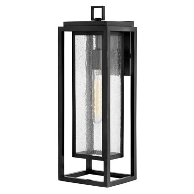Republic Seeded Glass Outdoor Wall Mount Lantern