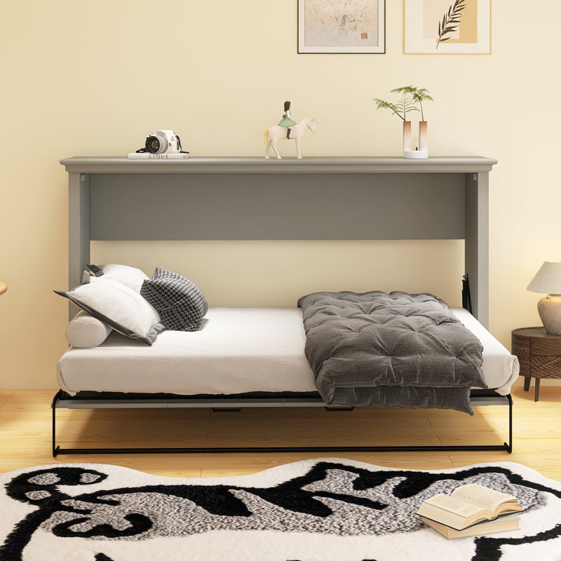 Lit escamotable simple, peut être plié dans une armoire