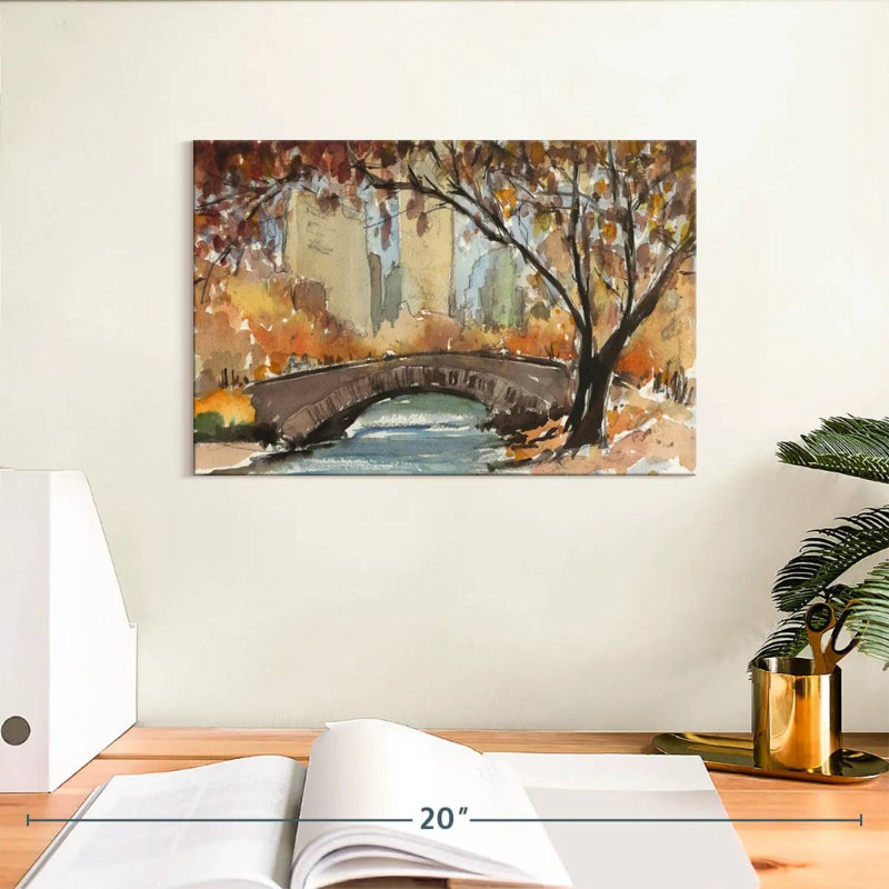 Autumn in New York Study I, H 8 po x l 12 po