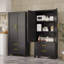 Armoire de rangement autoportante en acier avec tiroirs et tablettes réglables-890496080
