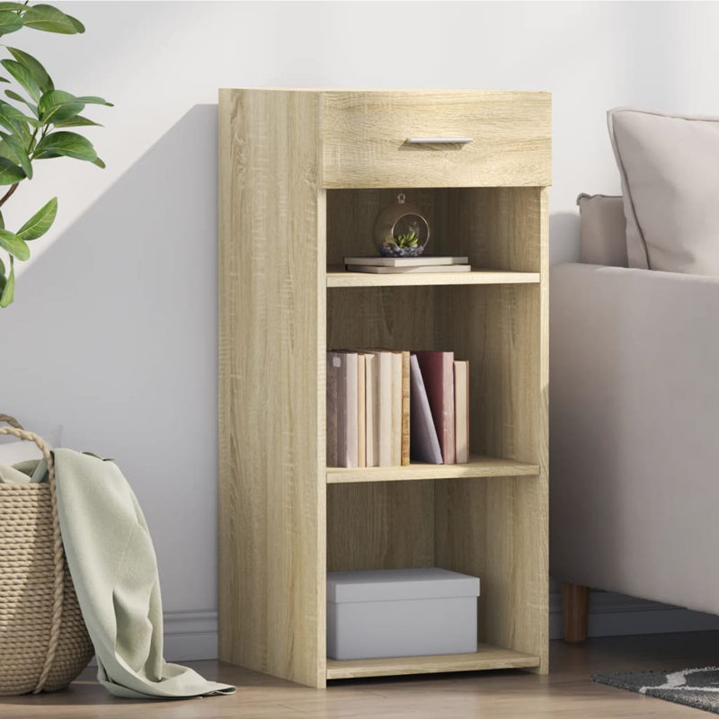 Alphanso 45cm Sideboard, Sonoma Oak, 93cm H x 40cm W x 42.5cm D