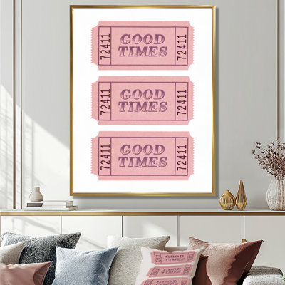 Good Times billets - art mural moderne