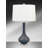 Afragola 28" Dark Blue Swirl Table Lamp