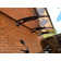 CANOFIX 4m Width x 1.27m Depth Door Canopy Black-Bracket Bronze-Sheet