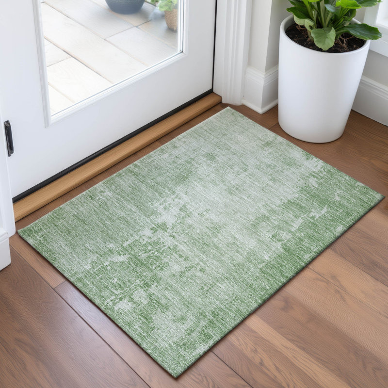 Premium Machine Washable Alijah AMF1257 Abstract Rug, Rectangle 1'8" x 2'6"