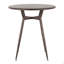 Table ronde en métal antique