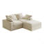 Canapé modulaire modulaire, 3 sièges, canapé modulaire compressé de style minimaliste moderne, canapé-lit pour le salon, canapé confortable avec canapé et repose-pieds-2030140541