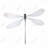 Minimalist Dragonfly Canvas | Elegant Insect Home Decor-119863931