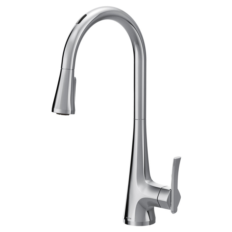 Sinema Smart Faucet Touchless Pull-Down Sprayer Kitchen Faucet with Voice and Motion Control, Chrome 