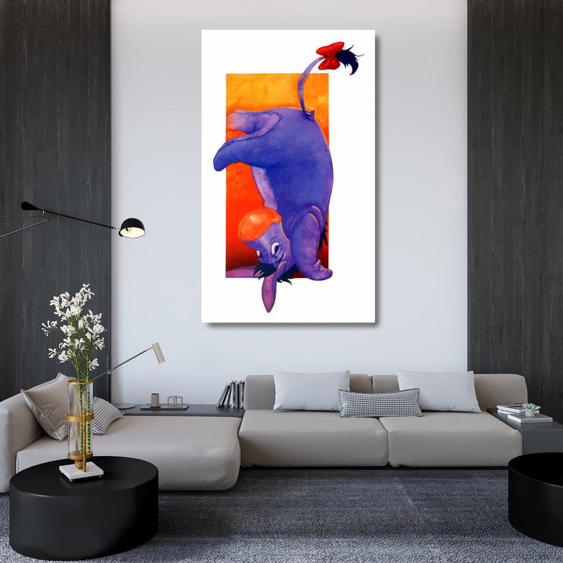 Eeyore, 48" H x 28" W
