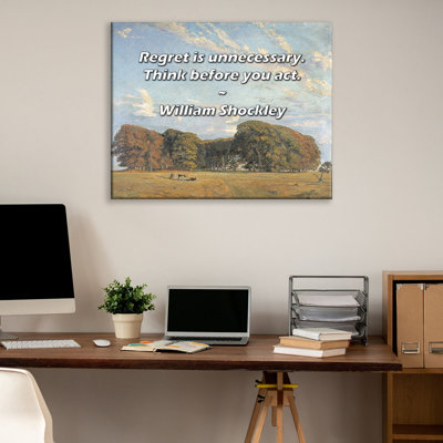 Astoria Grand Gallery Wrapped Canvas By Rich Shapero: "Would I be any less real if I lived only in yo